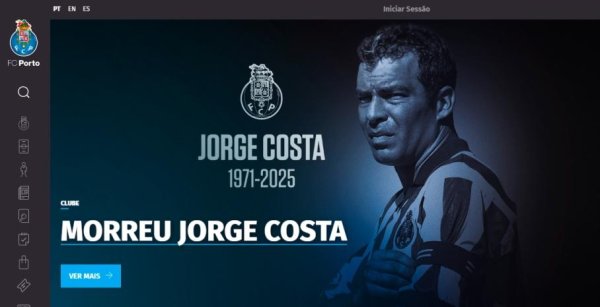 同花配 葡萄牙前国脚若热·科斯塔去世 穆里尼奥动情悼念